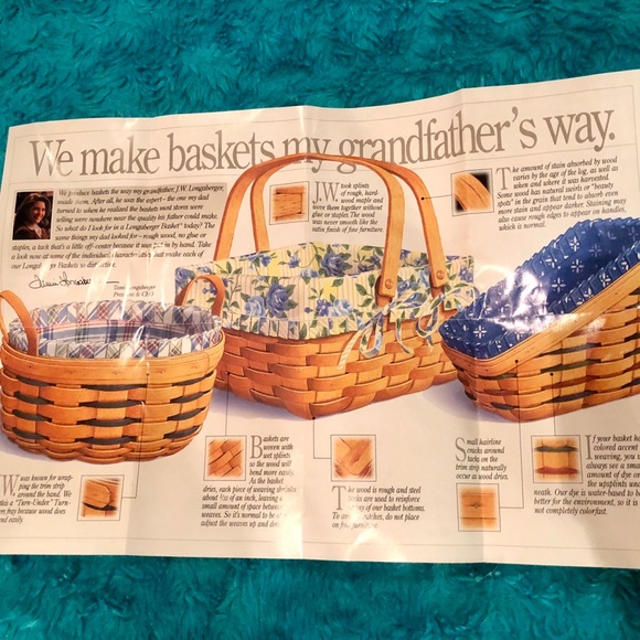 Longaberger Accents Longaberger Classic Handwoven Basket Poshmark